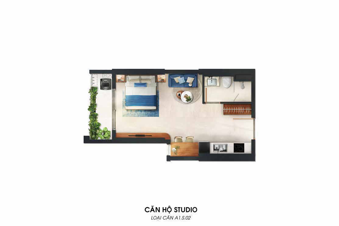 Mặt bằng Mio Studio Monrei Saigon