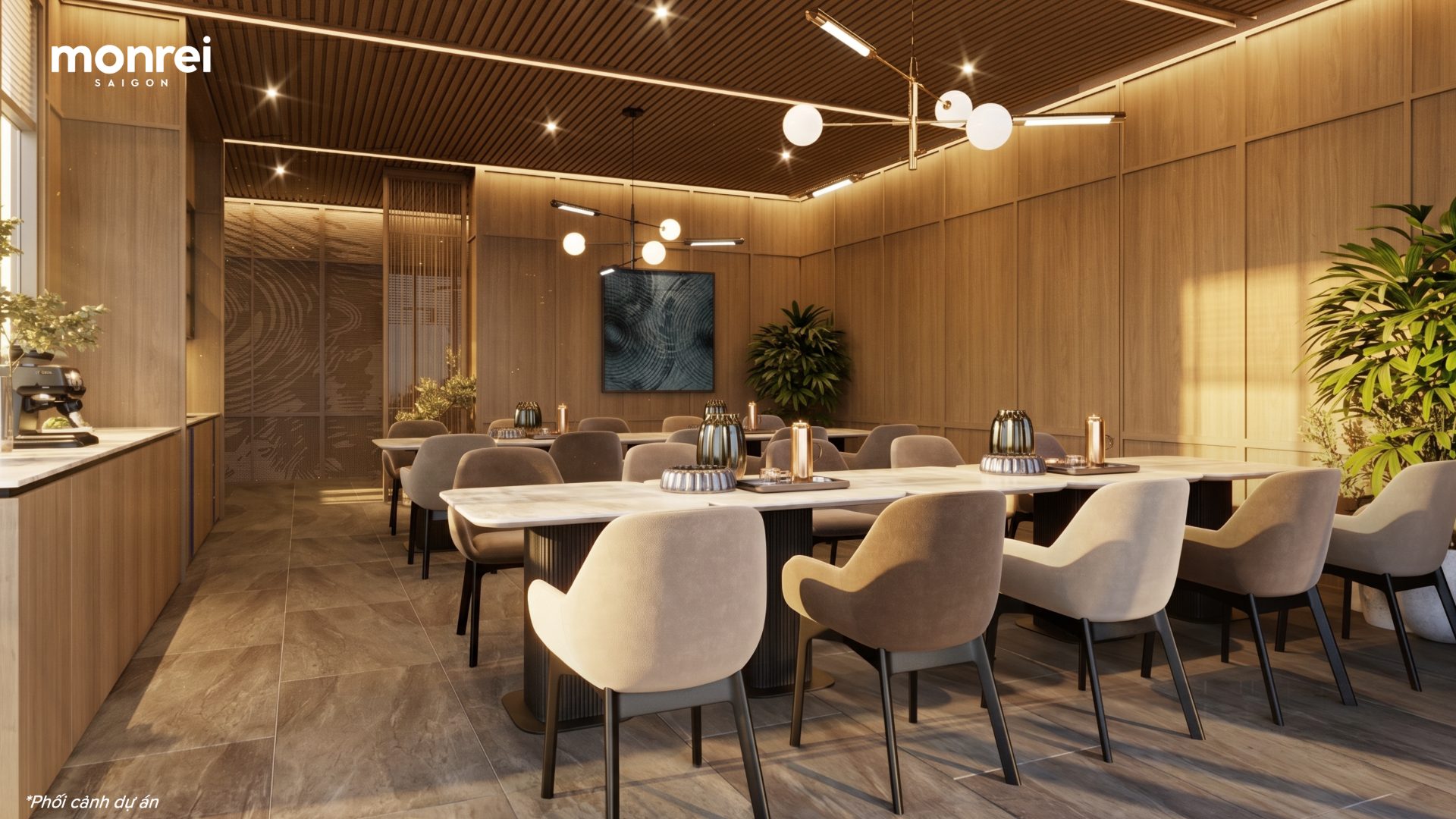 Phòng tiệc riêng Private Dining Monrei Saigon