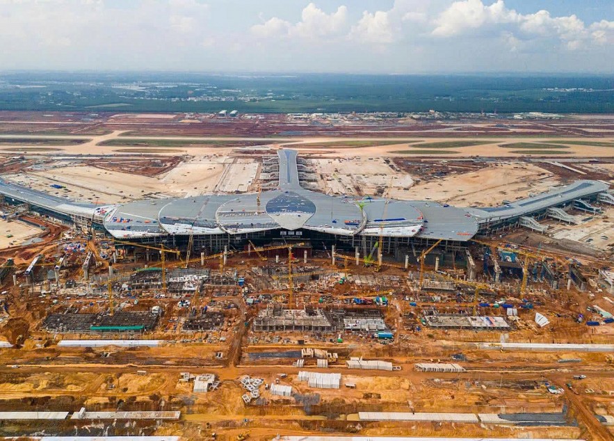 Sân bay quốc tế Long Thành điểm cuối tuyến đường sắt Thủ Thiêm