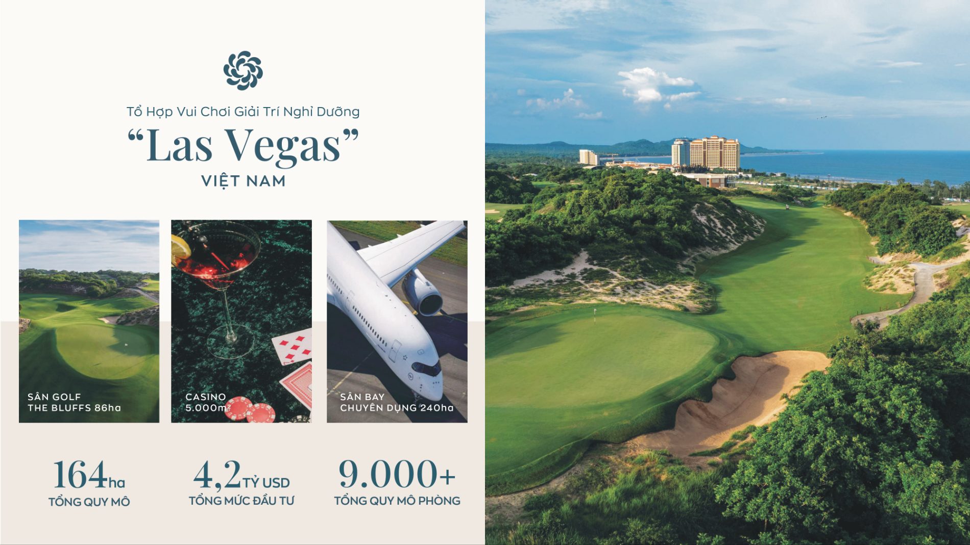 Tổ hợp The Grand Hồ Tràm 164ha golf casino