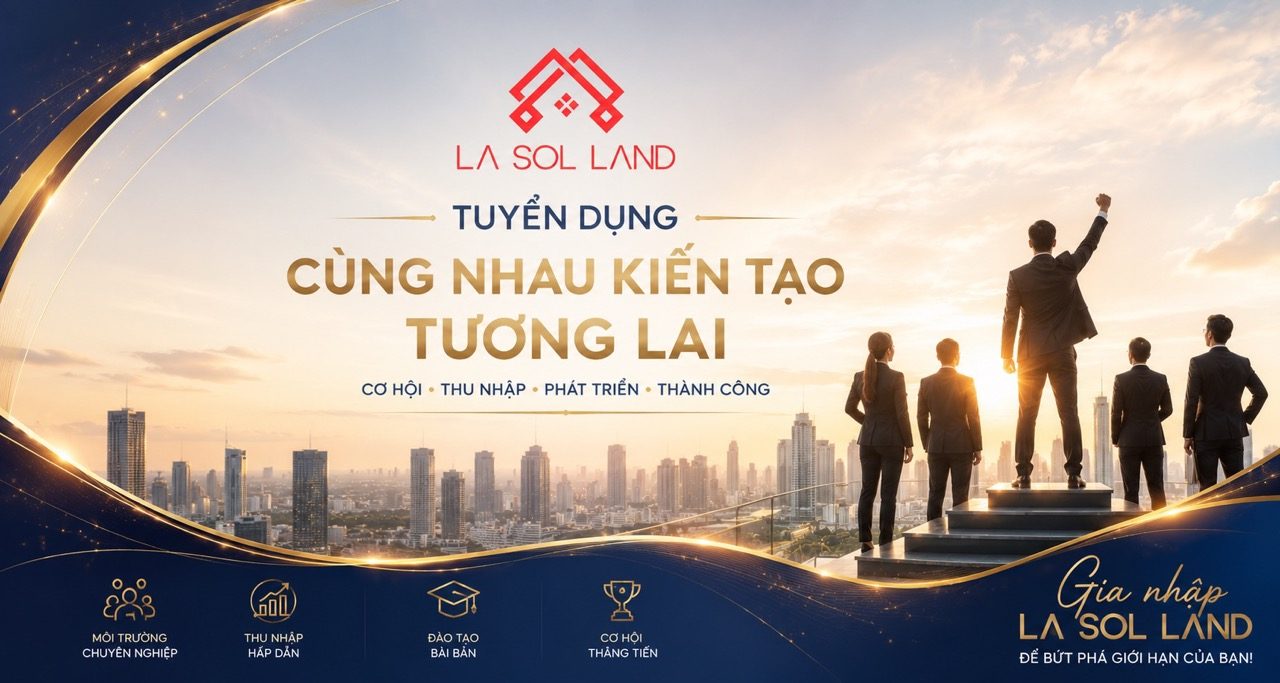 Tuyển dụng La Sol Land — cùng nhau kiến tạo tương lai: cơ hội, thu nhập, phát triển, thành công