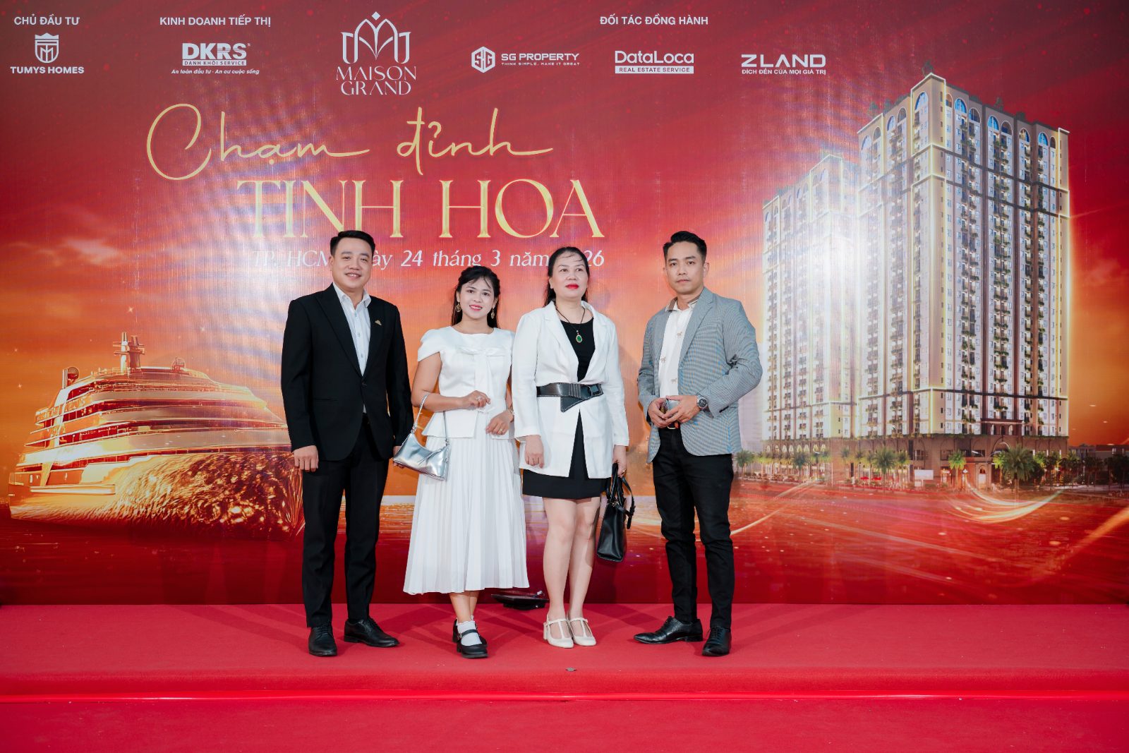 Đội ngũ La Sol Land tham dự sự kiện dự án Maison Grand