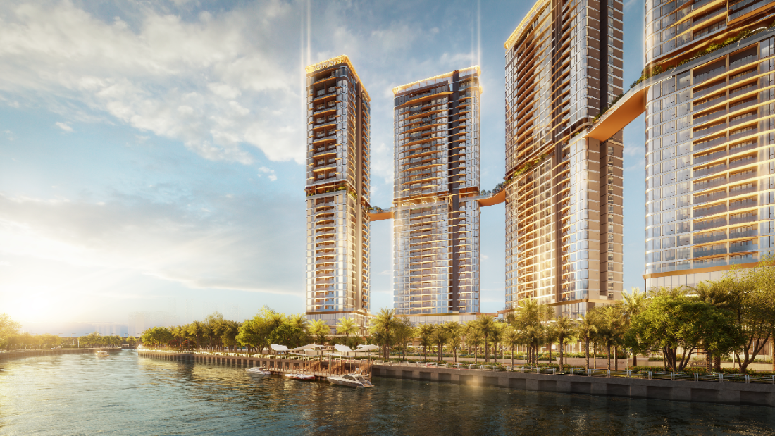 Phối cảnh Palm River ven sông