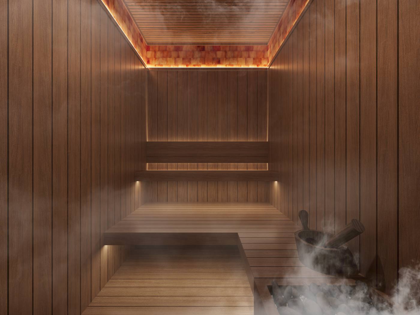 Sauna đá muối Himalaya Palm River
