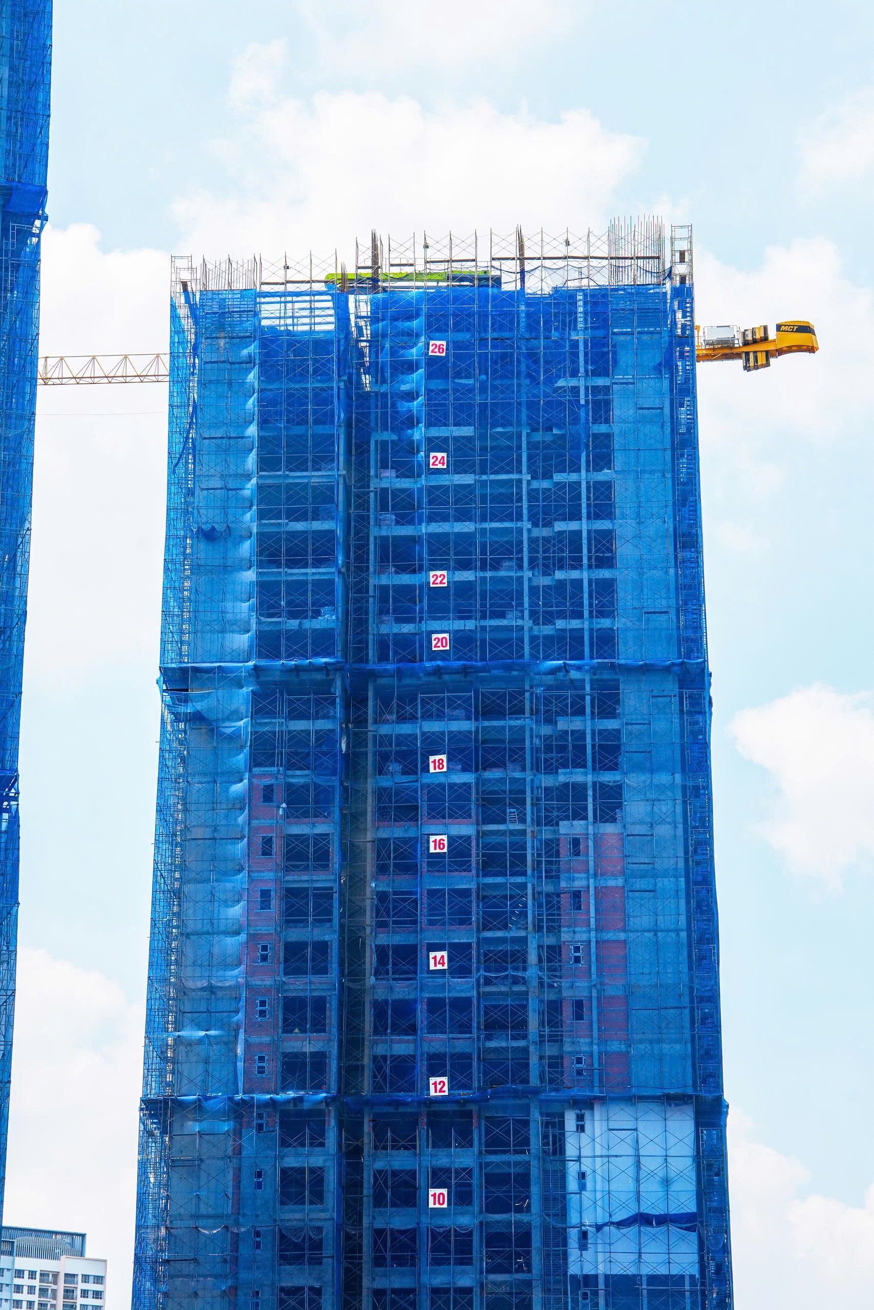 Tháp GĐ1 The Privé tiến độ tháng 10/2026